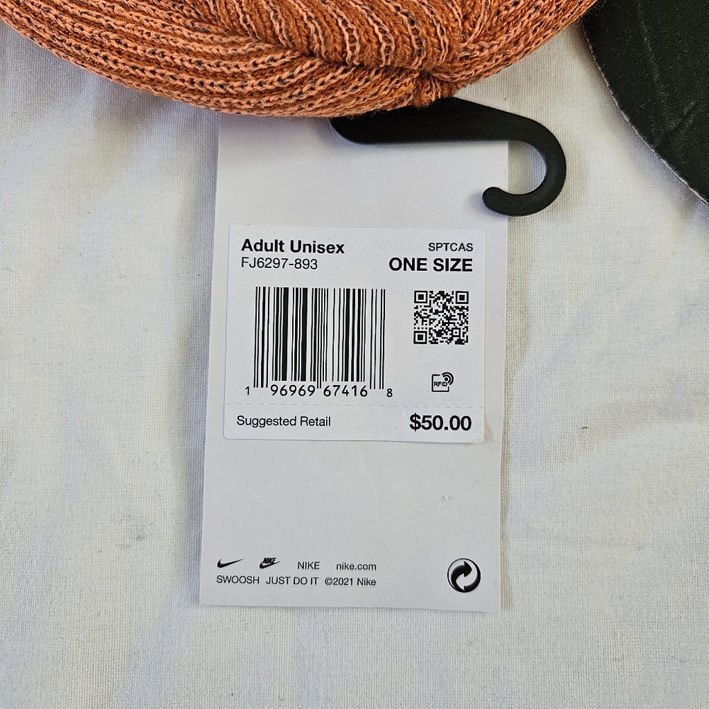 Nike ACG Beanie Campfire Orange Uni-Sex One Size FJ6297-893 - Picture 4 of 5
